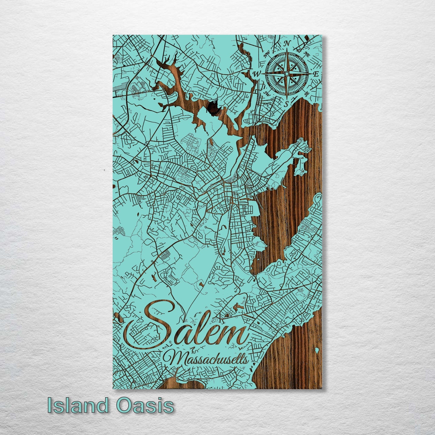 Salem, Massachusetts Street Map