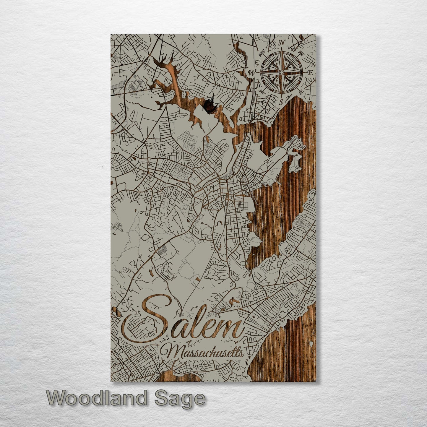 Salem, Massachusetts Street Map