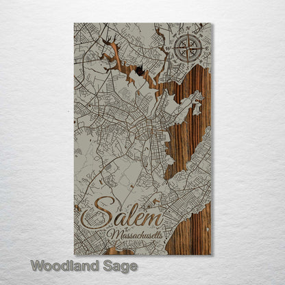 Salem, Massachusetts Street Map