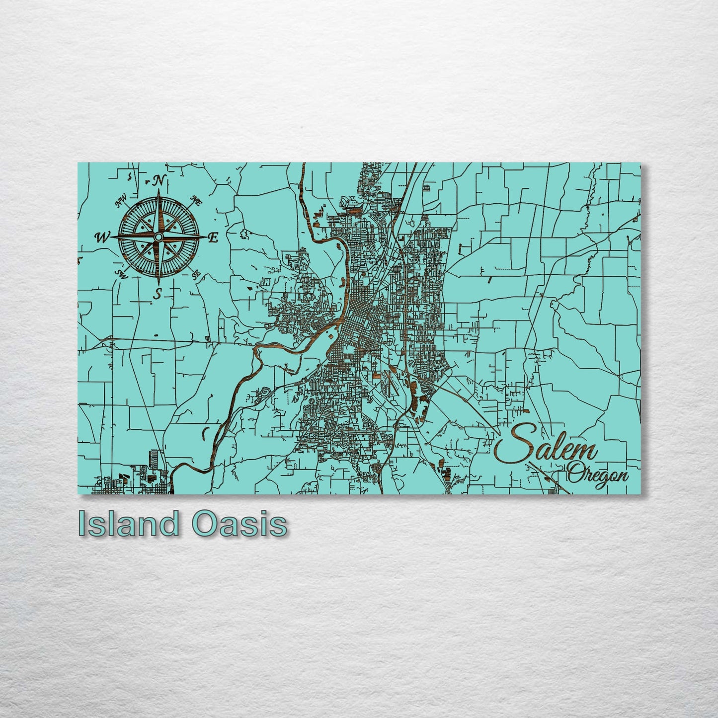 Salem, Oregon Street Map