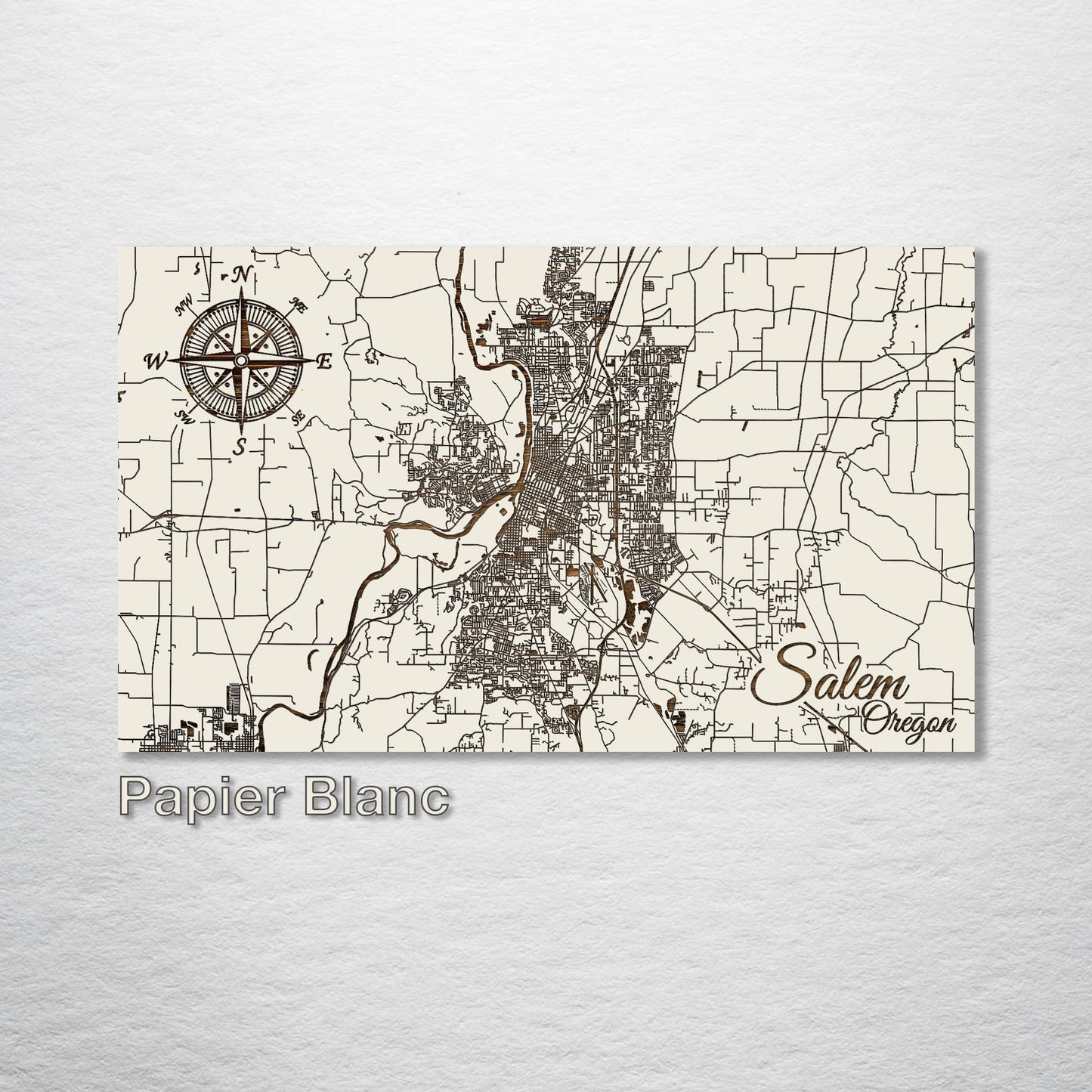 Salem, Oregon Street Map