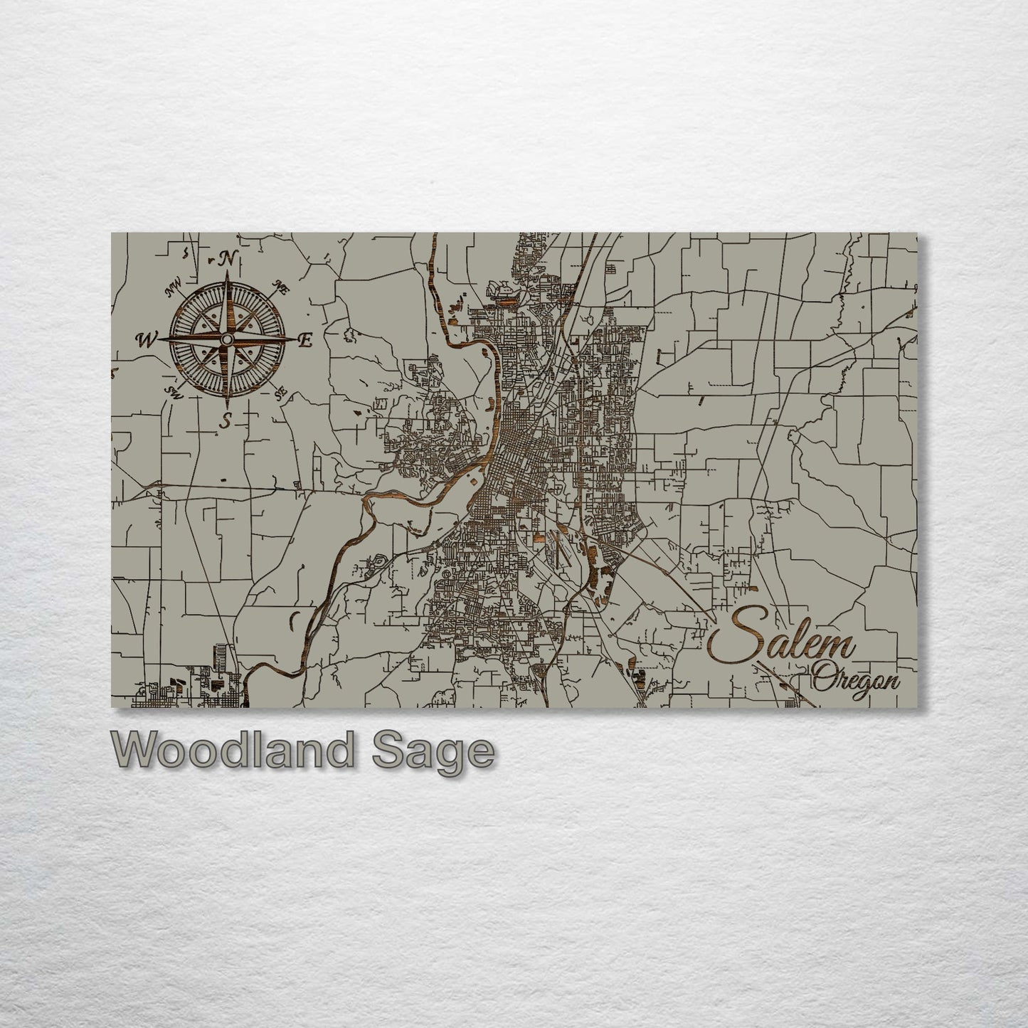 Salem, Oregon Street Map