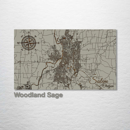 Salem, Oregon Street Map