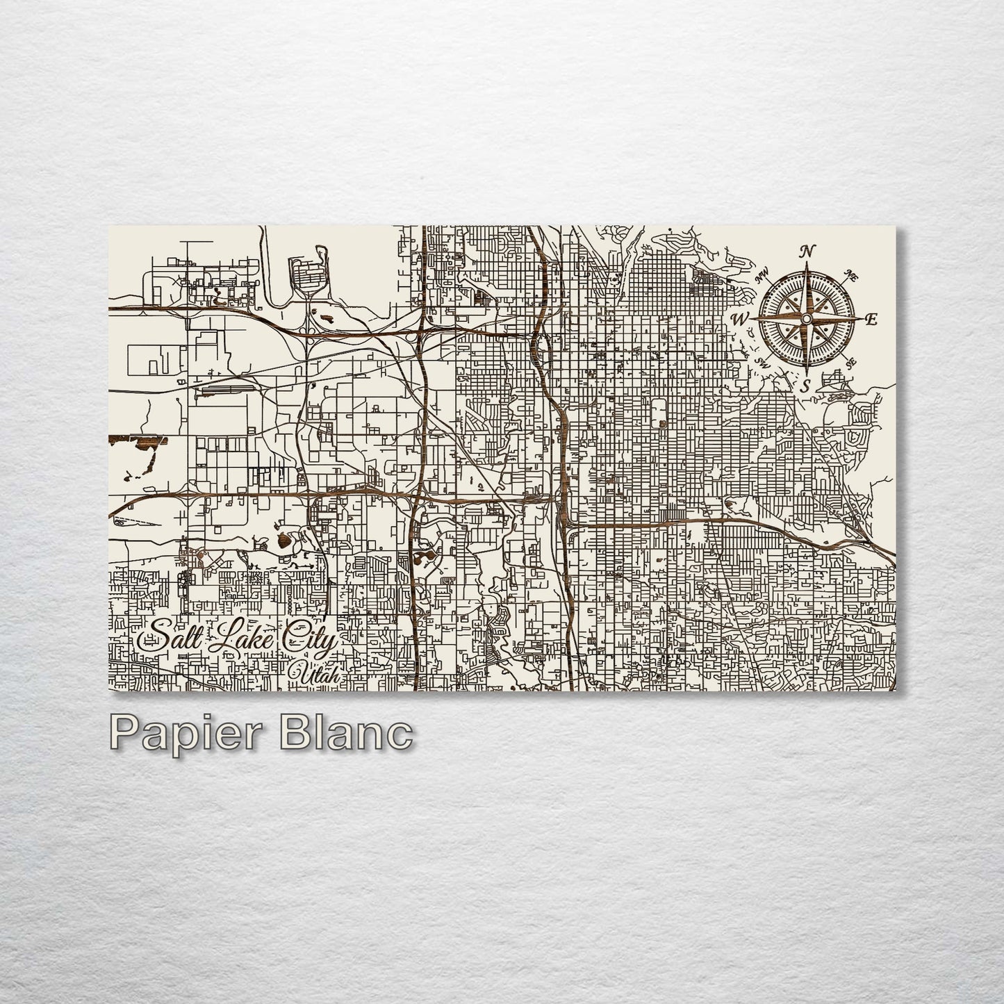 Salt Lake City, Utah Street Map