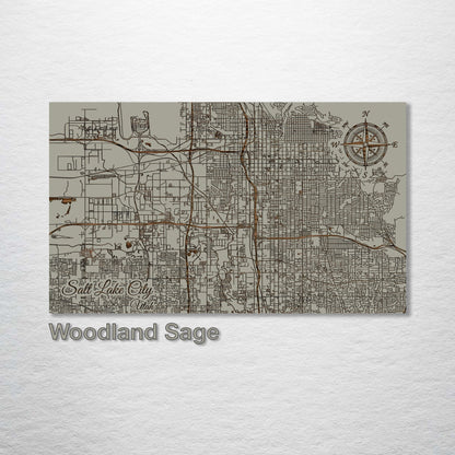 Salt Lake City, Utah Street Map