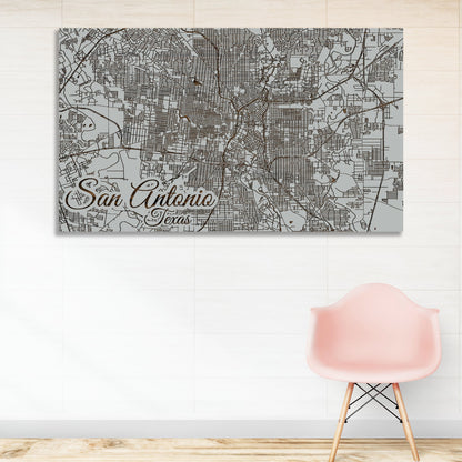 San Antonio, Texas Street Map