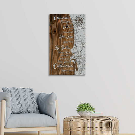 San Diego Beaches Map