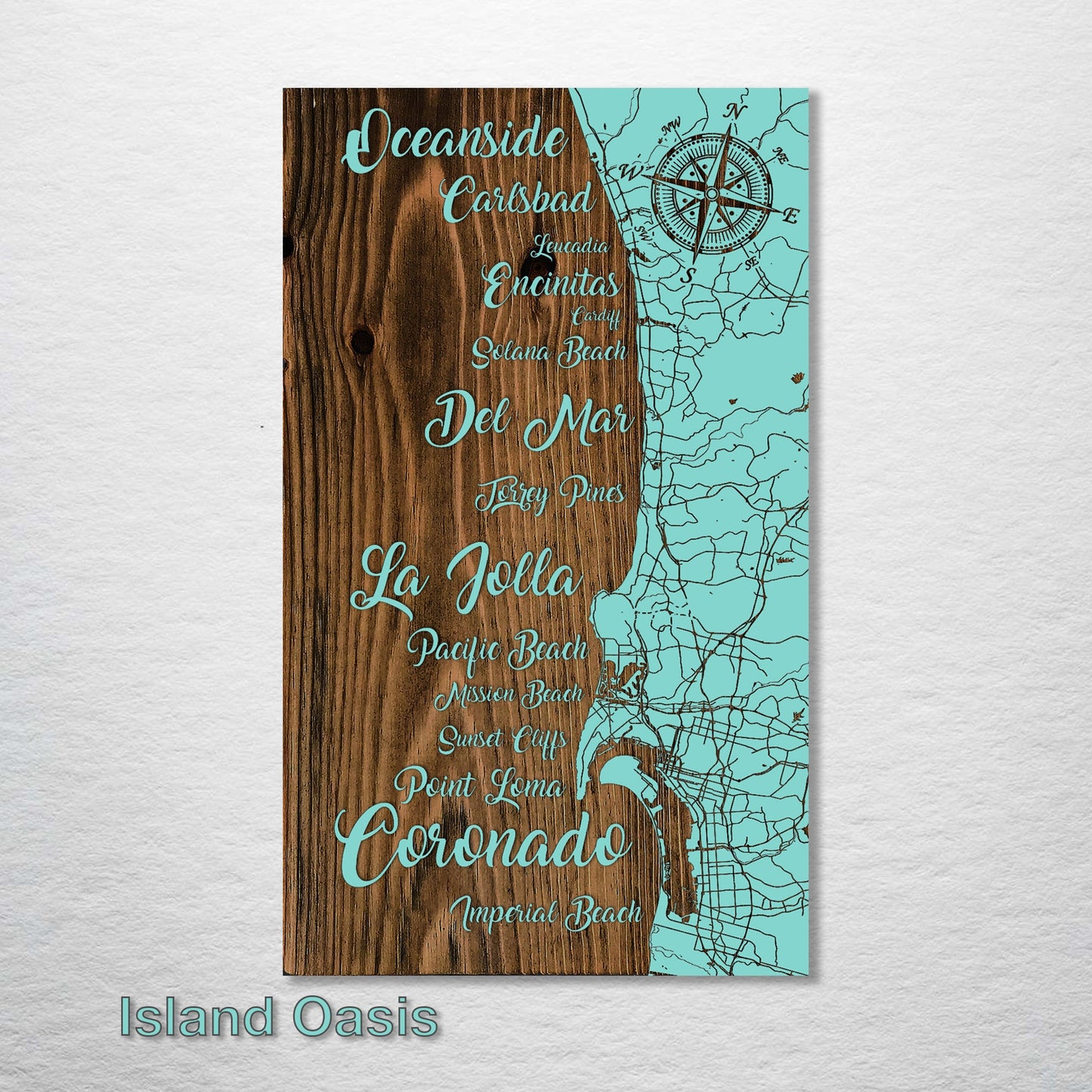 San Diego Beaches Map