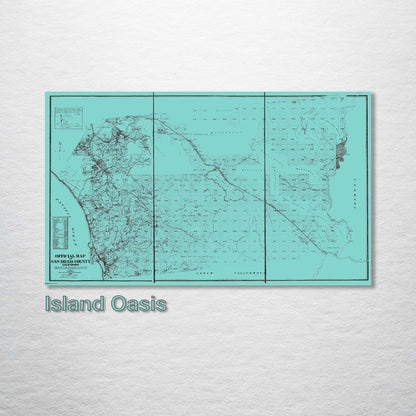 San Diego County Map 1889