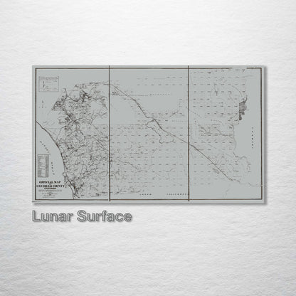 San Diego County Map 1889
