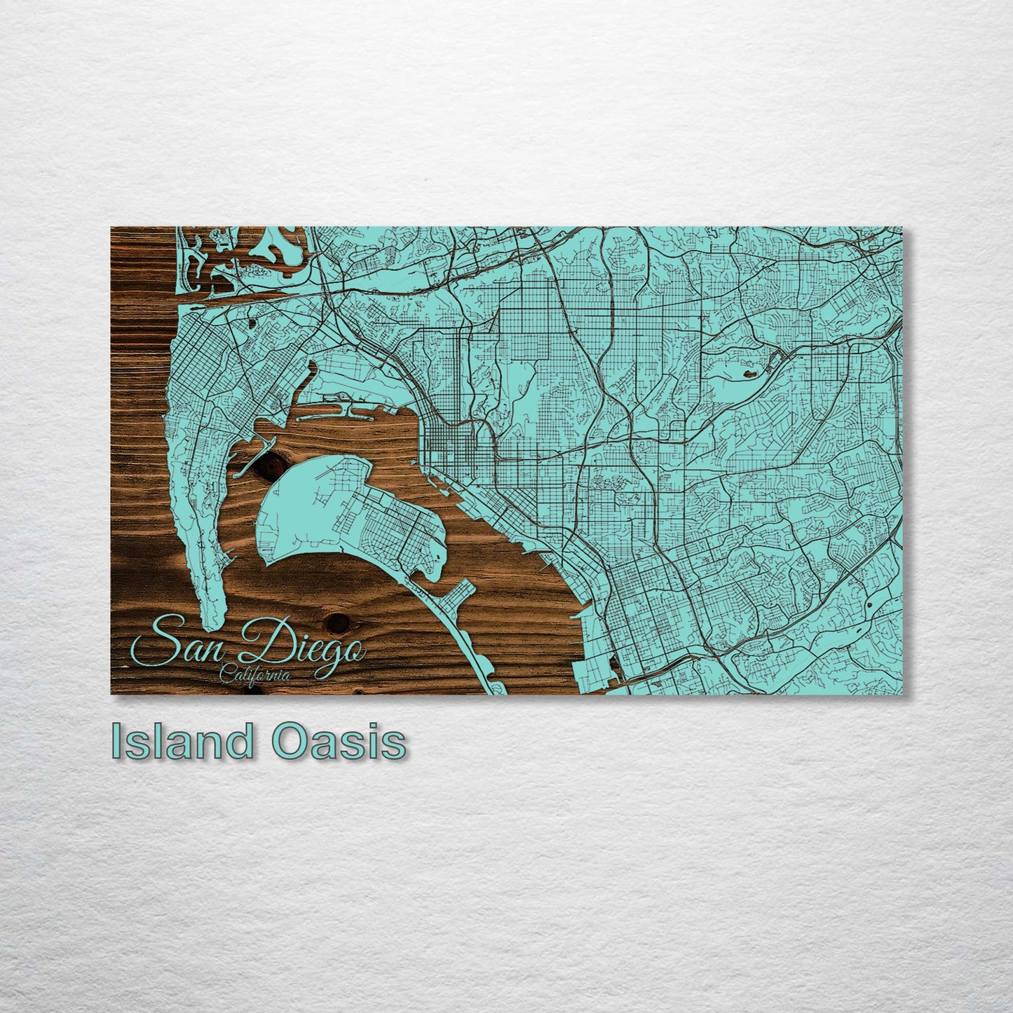 San Diego, California Street Map