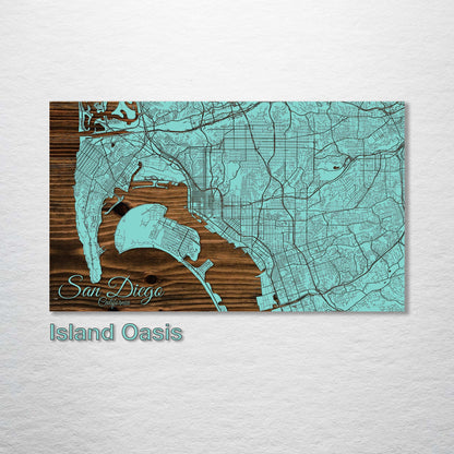 San Diego, California Street Map