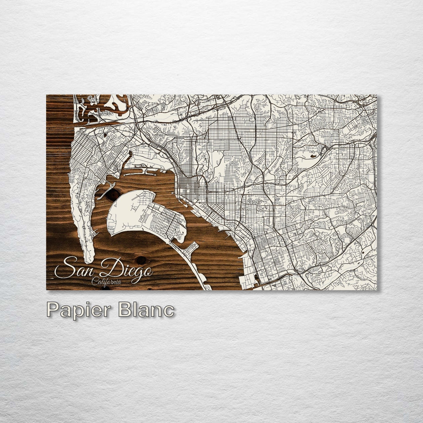 San Diego, California Street Map