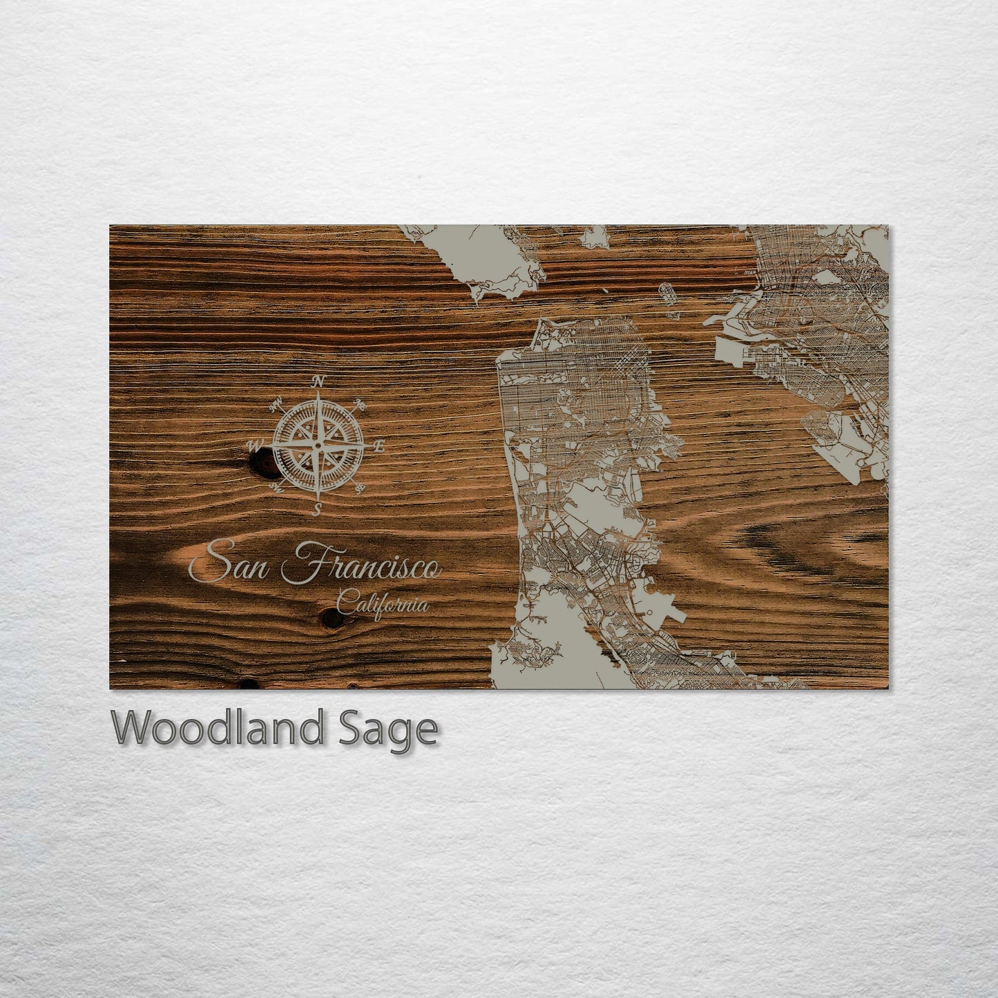 San Francisco, California Street Map