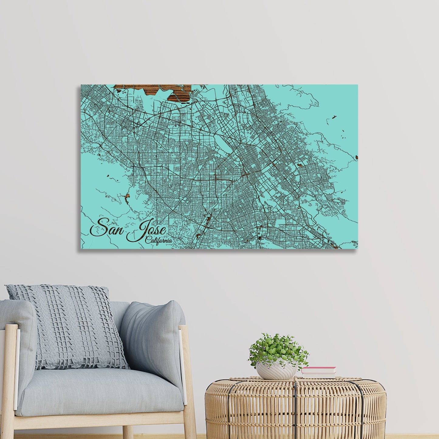 San Jose, California Street Map