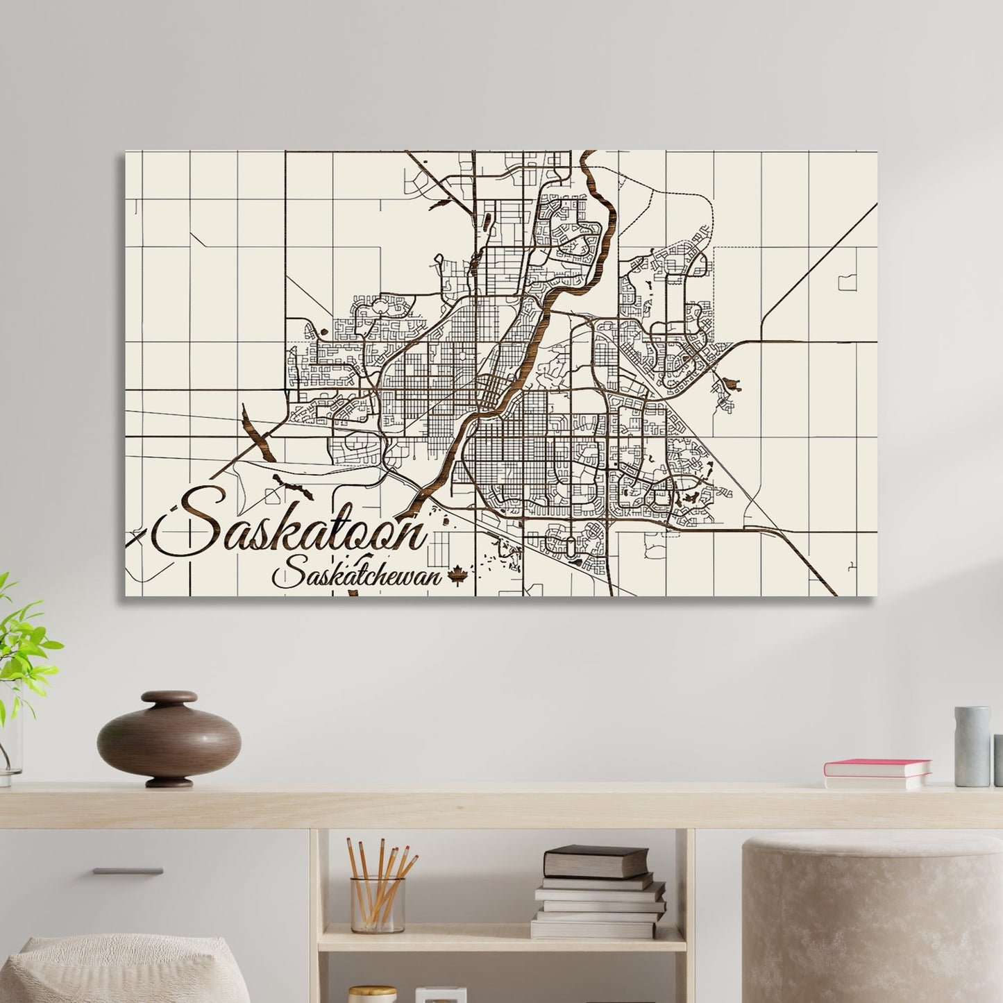 Saskatoon, Saskatchewan Street Map