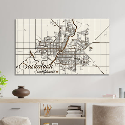 Saskatoon, Saskatchewan Street Map