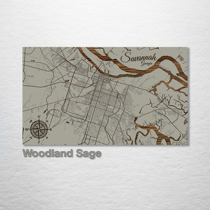 Savannah, Georgia Street Map