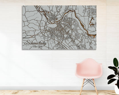 Schenectady, New York Street Map