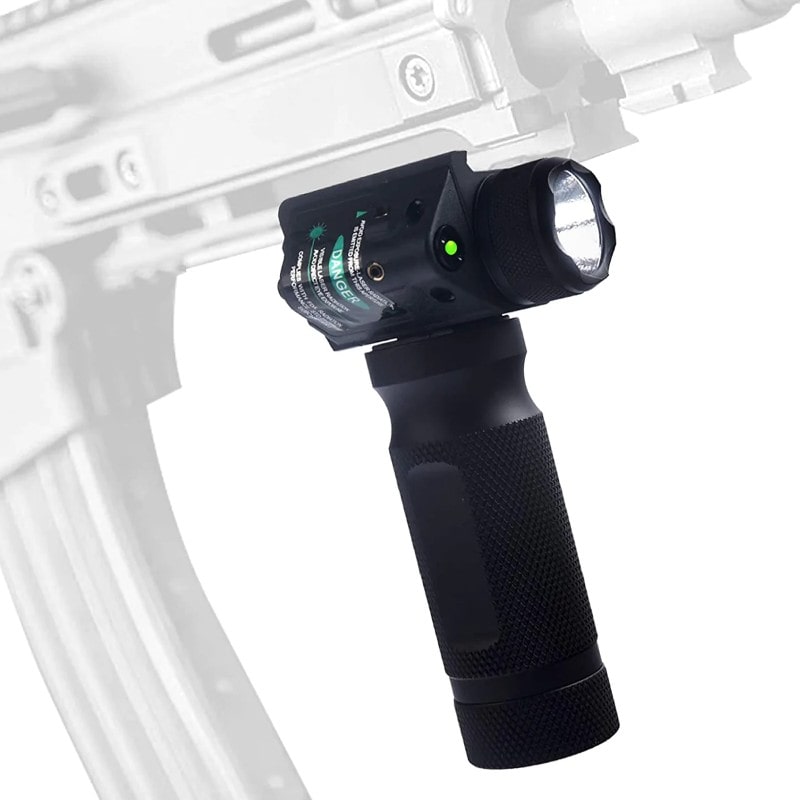 3-In-1 Tactical Foregrip with Flash Light & Laser