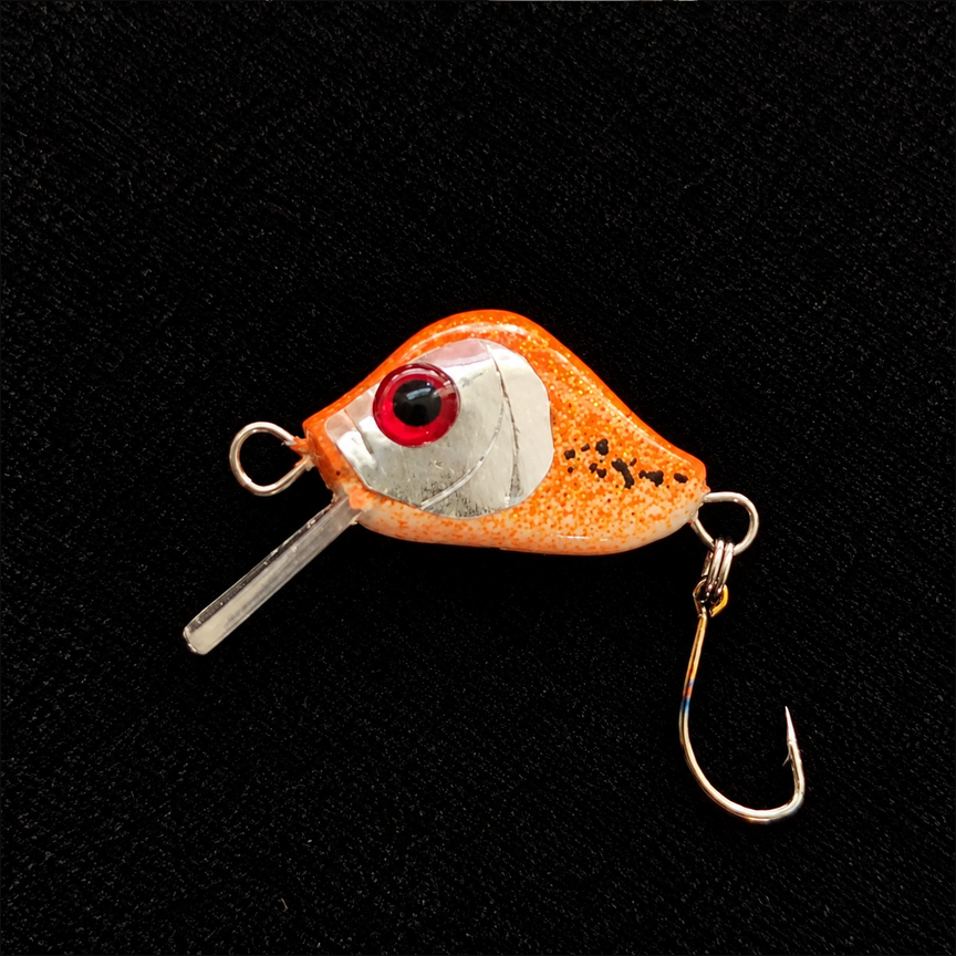Boyan Humpback — 15mm Hand-Carved Balsa Micro Crankbait