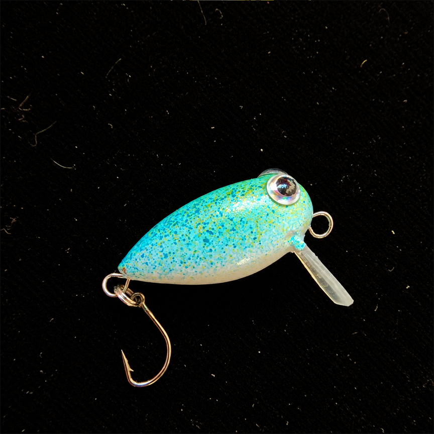 Boyan Creek Waker | 18mm Hand-Carved Balsa Micro Wake Bait – 0.5g