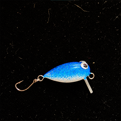 Boyan Creek Waker | 18mm Hand-Carved Balsa Micro Wake Bait – 0.5g