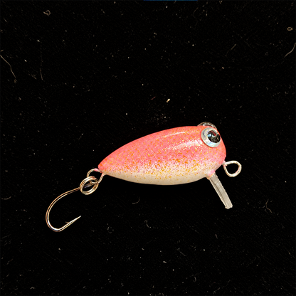 Boyan Creek Waker | 18mm Hand-Carved Balsa Micro Wake Bait – 0.5g