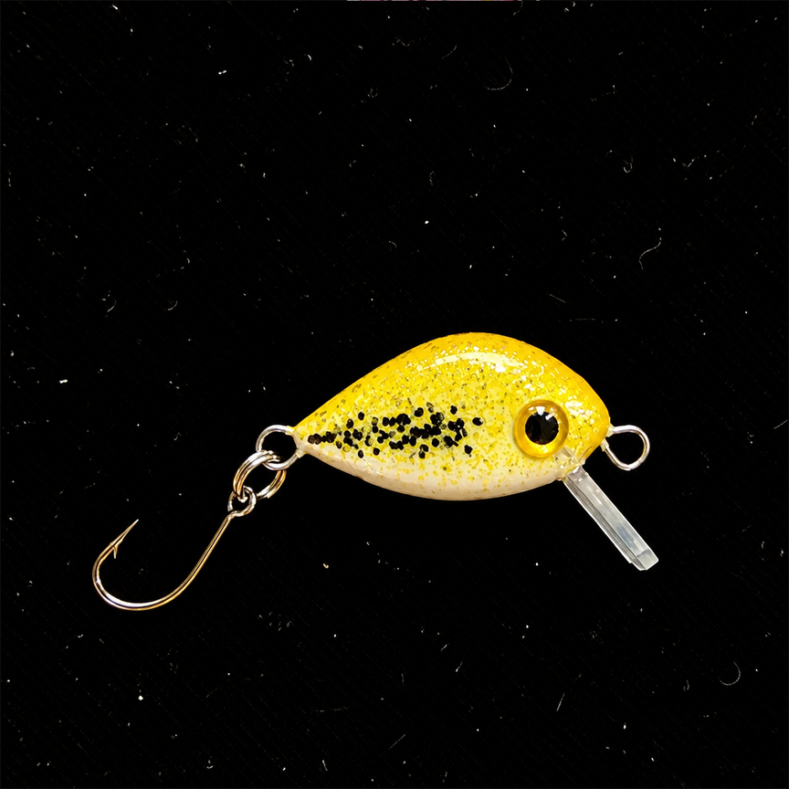 Boyan Creek Crank | 17mm Hand-Carved Balsa Micro Crankbait – 1g