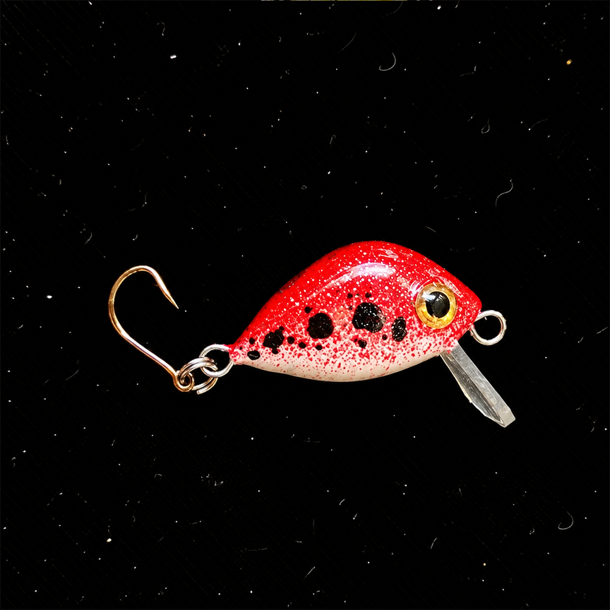 Boyan Creek Crank | 17mm Hand-Carved Balsa Micro Crankbait – 1g