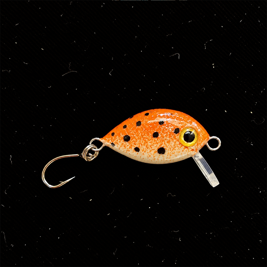 Boyan Creek Crank | 17mm Hand-Carved Balsa Micro Crankbait – 1g