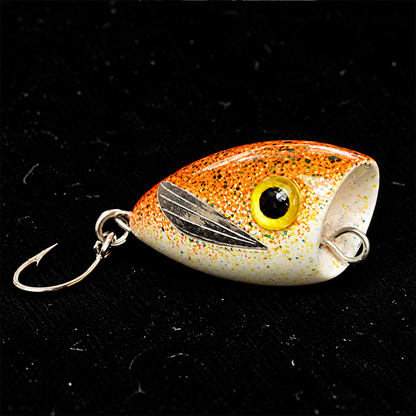 Boyan Creek Popper | 17mm Hand-Carved Balsa Micro Popper – 0.5g