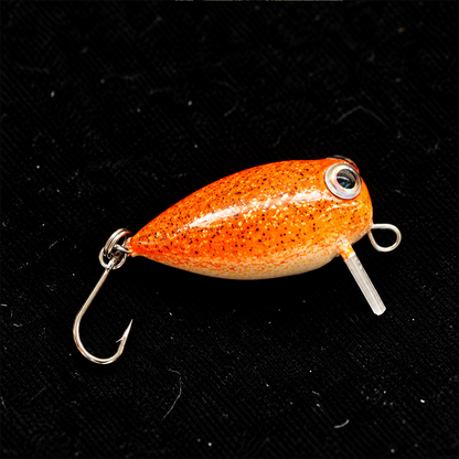 Boyan Creek Waker | 18mm Hand-Carved Balsa Micro Wake Bait – 0.5g
