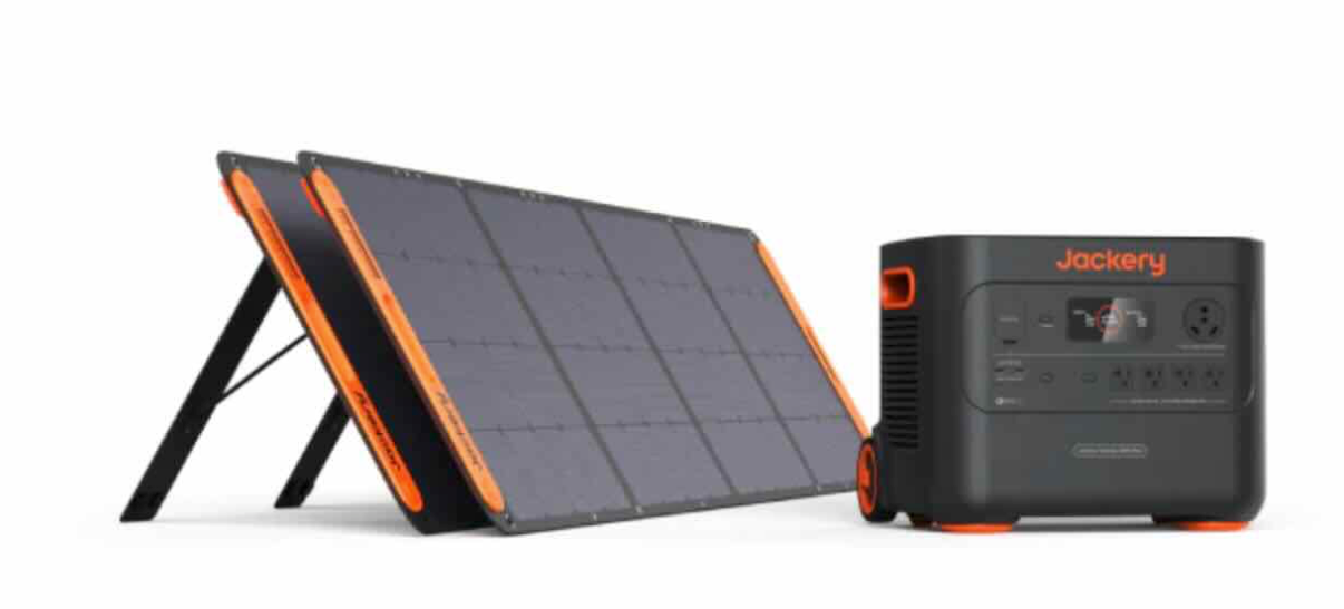 Jackery Explorer 3000 V2 Portable Power Station + 2*SolarSaga 200 (Same product as HomePower 3000)
