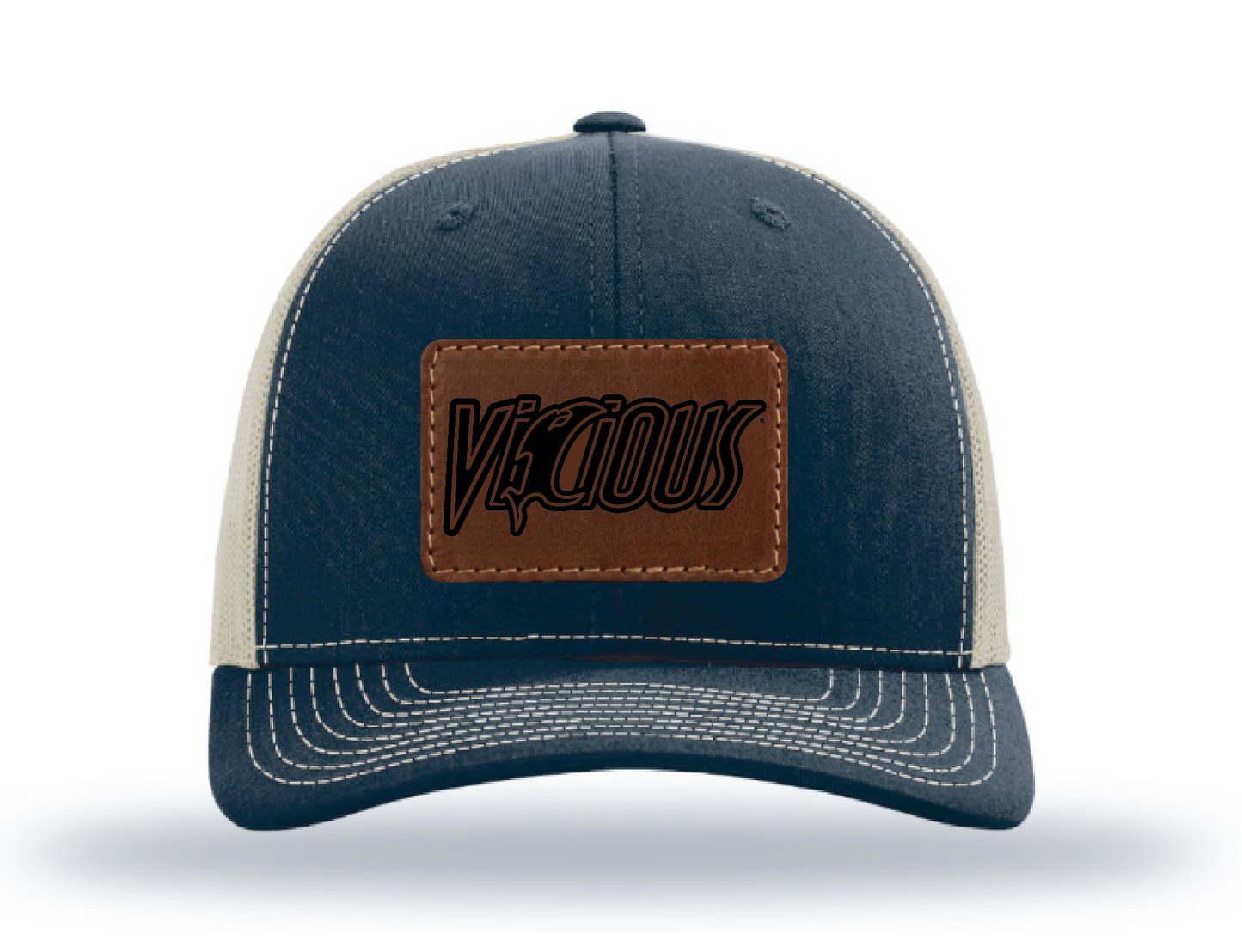 Vicious Logo - Navy/Khaki