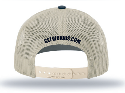 Vicious Logo - Navy/Khaki