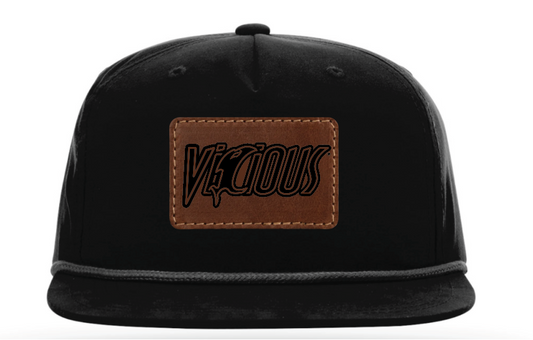 Vicious Logo Flatbill Rope - Black