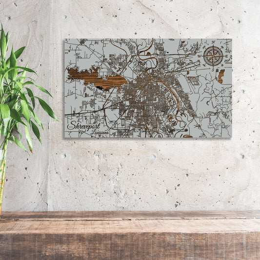 Shreveport, Louisiana Street Map