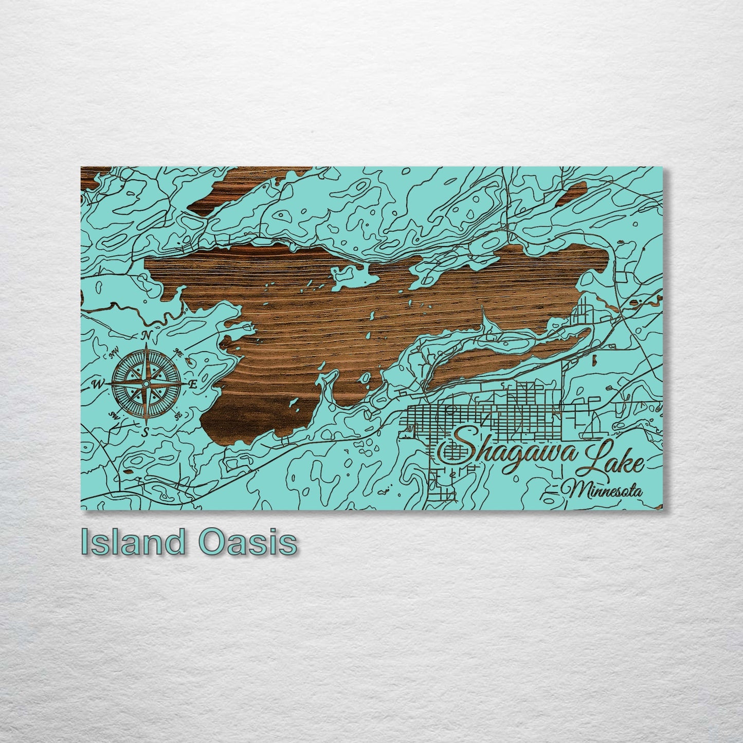 Shagawa Lake, Minnesota Map