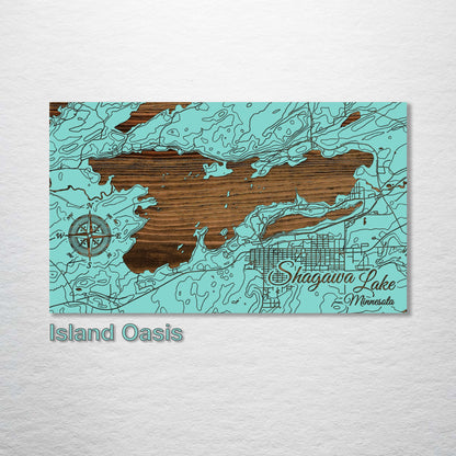 Shagawa Lake, Minnesota Map