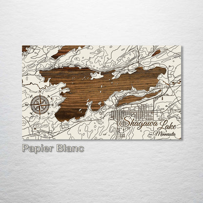 Shagawa Lake, Minnesota Map