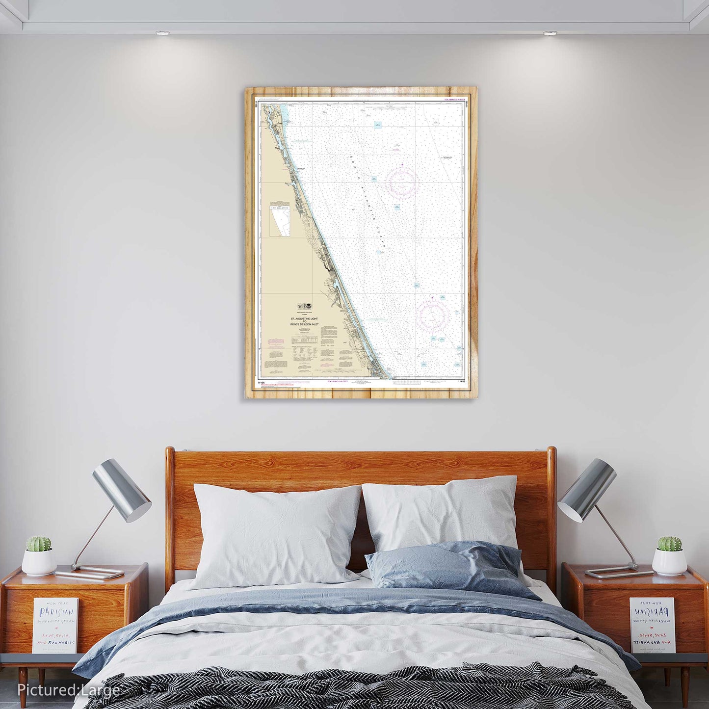 St. Augustine Light to Ponce De Leon Inlet Nautical Map (NOAA)