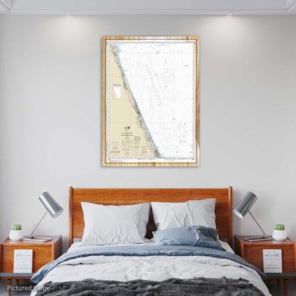 St. Augustine Light to Ponce De Leon Inlet Nautical Map (NOAA)