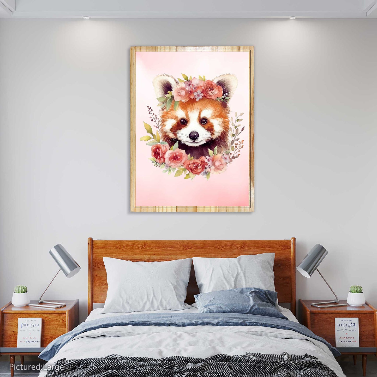 Red Panda Flower Crown