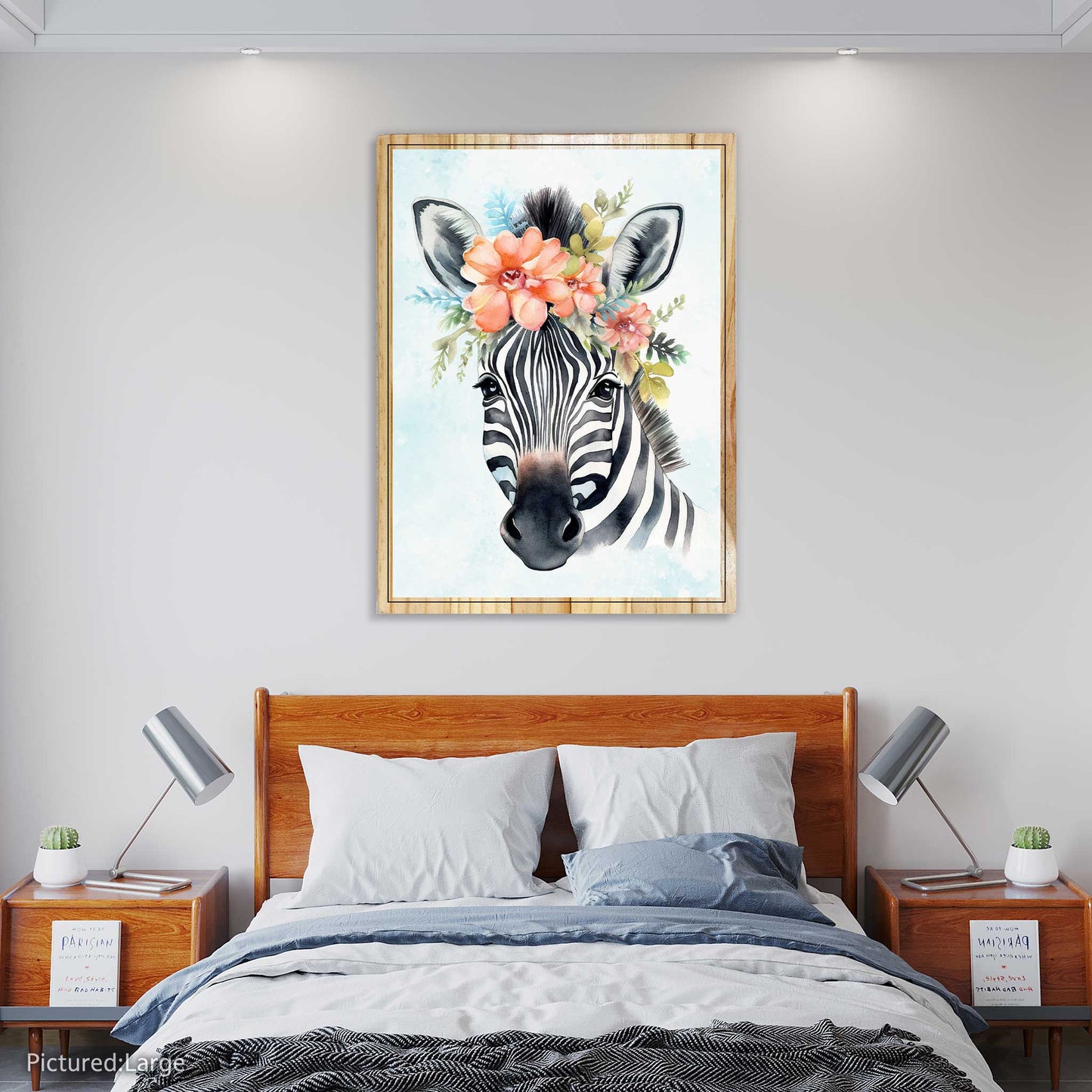Zebra Flower Crown