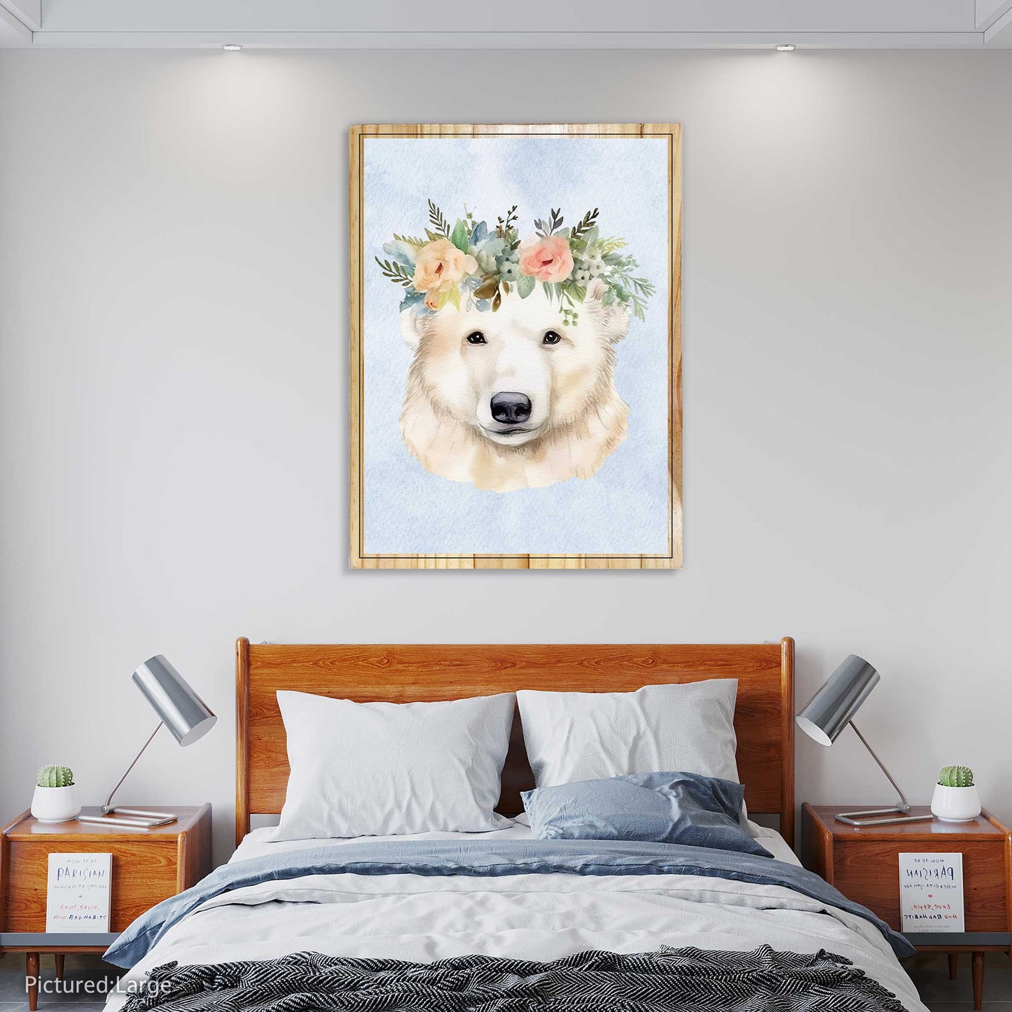 Polar Bear Flower Crown