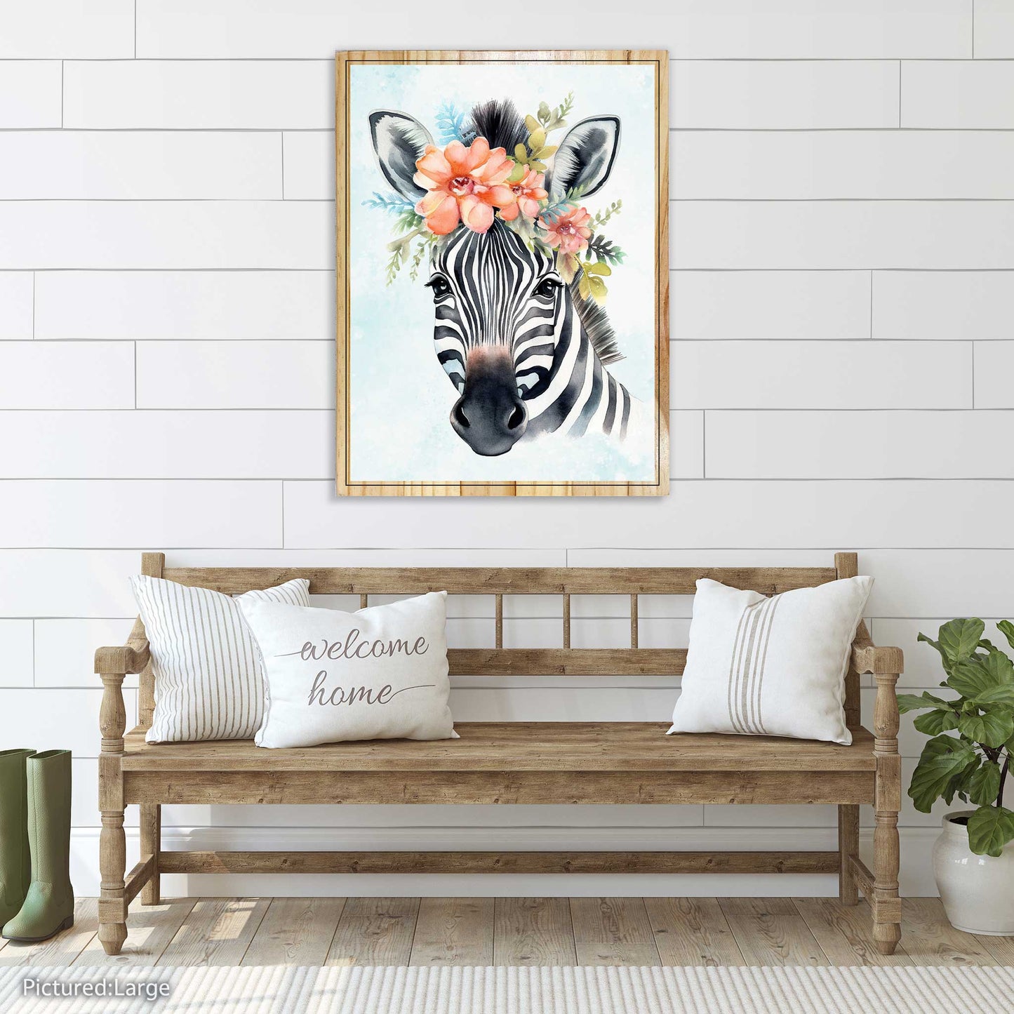 Zebra Flower Crown