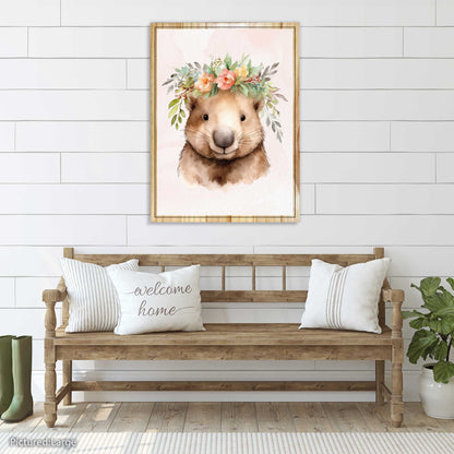 Wombat Flower Crown