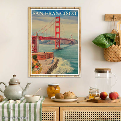 San Francisco Vintage Travel Poster