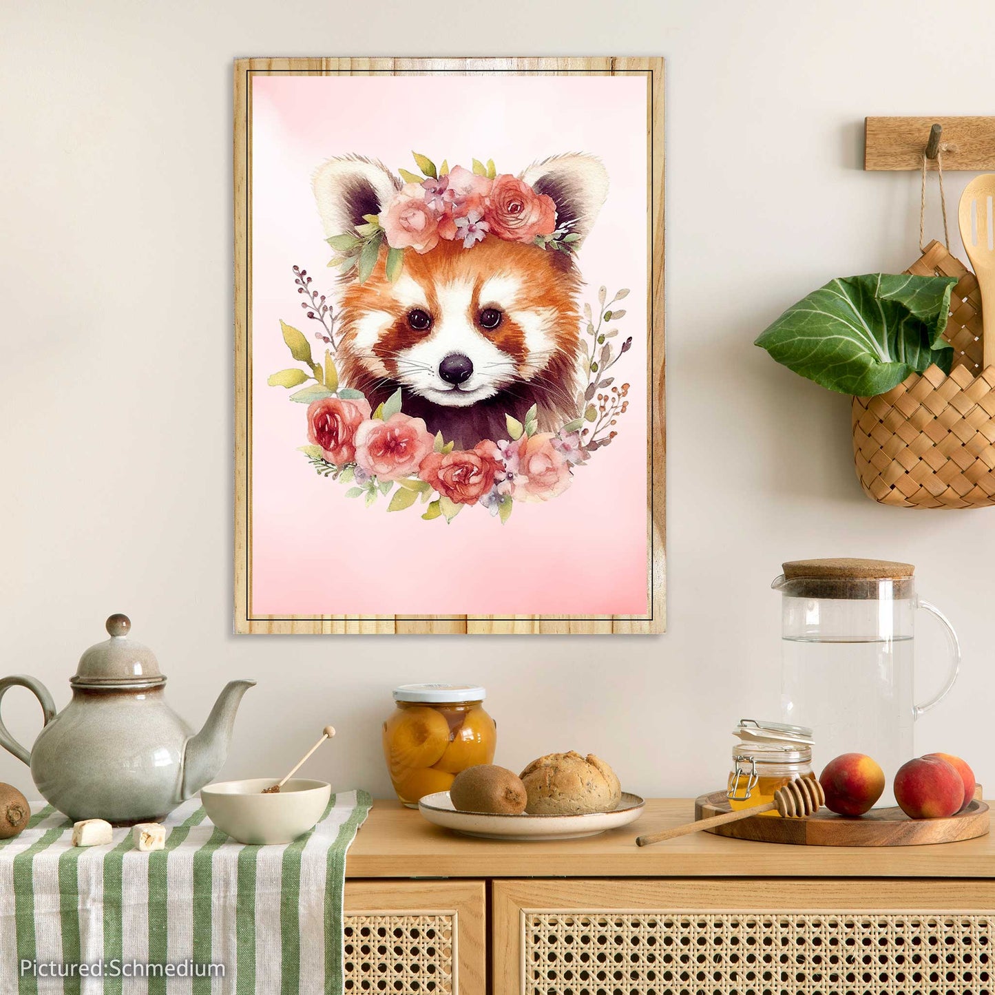 Red Panda Flower Crown